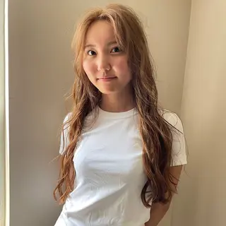 ロング カラー 野村矩樂/パーマ /縮毛矯正のヘアスタイル