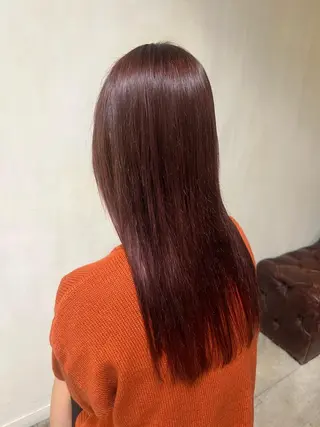 セミロング カラー Lisa🪄似合わせ ／デザインカラーのヘアスタイル