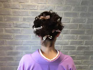 ショート ヘアアレンジ ネイル la fith所属・rico_by ヘアとアイブロウのヘアスタイル