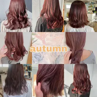 ショート カラー ヘアアレンジ なつき/艶ピンク/ girly hairのヘアスタイル