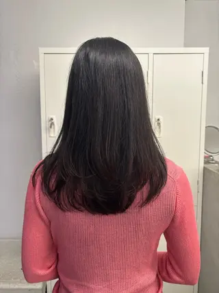 ロング カネコ ノノカのヘアスタイル