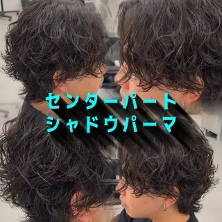 パーマ メンズ 💋ホワイトメッシュ /パーマ/メンズ💋のヘアスタイル