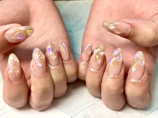 ネイル Queennail 北堀江megumiのネイルデザイン