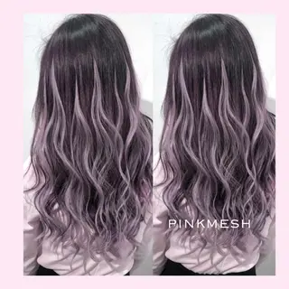 ロング カラー ヘアアレンジ 🦋 SHION 🦋のヘアスタイル