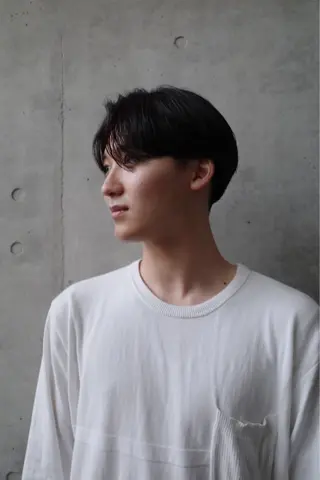 ショート メンズ ナミ🩶暗髪/暖色 ❤️/透明感/縮毛のヘアスタイル