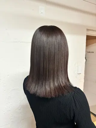 ミディアム カラー 🩵似合わせカット SEIRA🩵のヘアスタイル