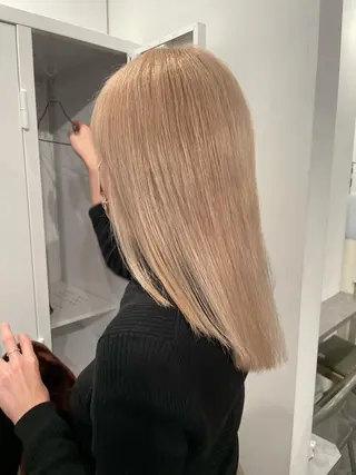 セミロング カラー 💘MICOTO藤沢 髪質改善ブリーチ💘のヘアスタイル