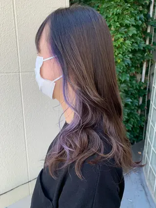 ロング カラー クレハ :)のヘアスタイル