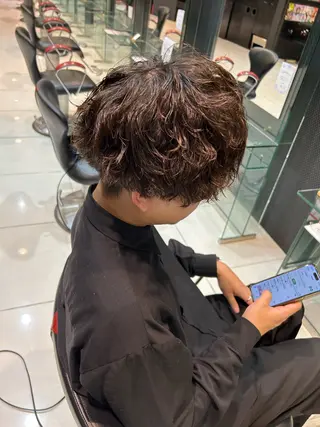 パーマ メンズ 四日市 メンズ特化 服部 将汰のヘアスタイル