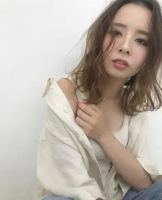 ミディアム カラー 店長 ✂️ムラカミ キラリのヘアスタイル