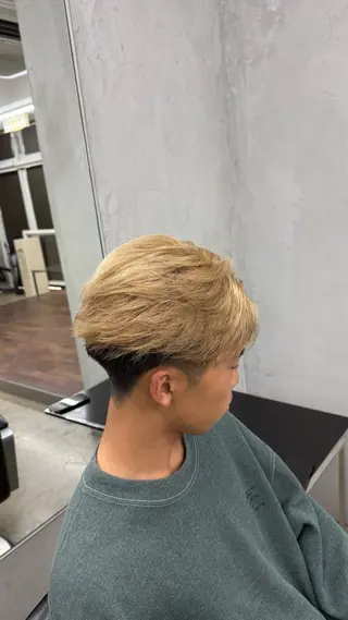 カラー メンズ 田中 辰弥のヘアスタイル