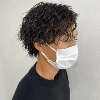 パーマ メンズ 博多No.1 メンズパーマ美容師のヘアスタイル