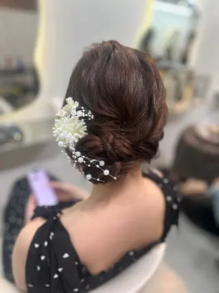 ヘアアレンジ 田中 萌心のヘアスタイル