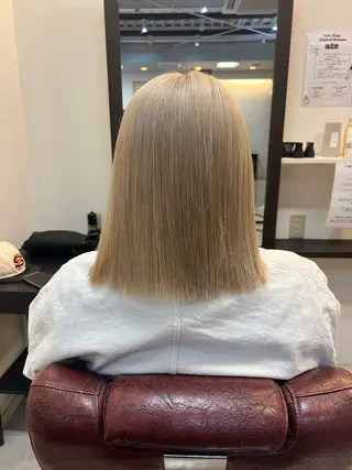 ミディアム カラー 吉岡 なみのヘアスタイル