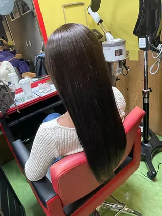 ロング カラー デザインカラー🏝️ 須賀汐音のヘアスタイル