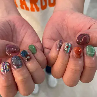 ネイル ゆびノさき茨木店 ニュアンス/アートのネイルデザイン