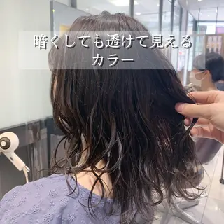 ミディアム カラー 髪質改善トリート メント/川田のヘアスタイル