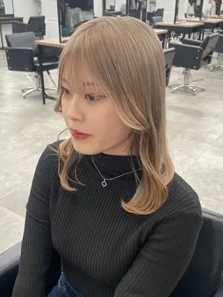 カラー 暖色/透明感カラー /nanami🌼のヘアスタイル