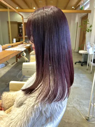 セミロング カラー fulam所属・佐藤悠生/郡山 メンズパーマ.カットのヘアスタイル