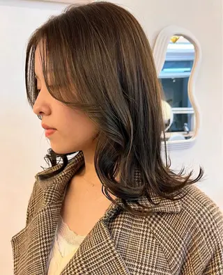 カラー tomu/天神大名/ 透明感カラー🐧のヘアスタイル