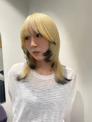 カラー AO所属・RISAKO 艶髪モテヘア🎀府中のヘアスタイル