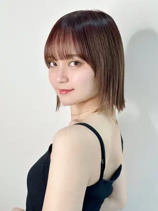 ショート カラー JYUNESU表参道所属・透明感カラー🎀 似合わせYURIAのヘアスタイル