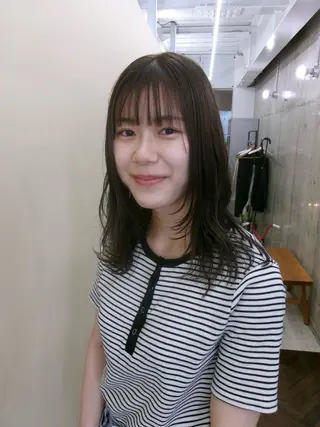 ミディアム ニワ/レイヤーカット /透明感カラー💎のヘアスタイル