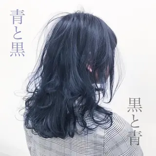 セミロング カラー ヘアアレンジ TONE所属・透明感カラー/ 韓国ヘア/縮毛矯正のヘアスタイル