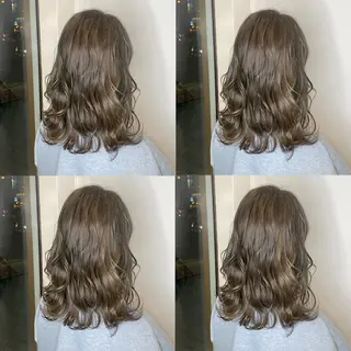 ミディアム 【カラー指名No 1✨】原田響のヘアスタイル