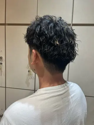 パーマ メンズ 田中 来夢のヘアスタイル