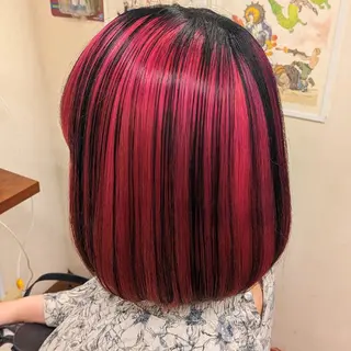 ミディアム カラー fuwat所属・秋葉原でカラーする なら🐉ちぇーたんのヘアスタイル