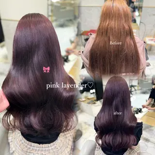 ロング カラー costes 今井芽依のヘアスタイル