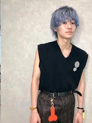 ショート カラー 🇰🇷カルマパーマ kaito🇰🇷のヘアスタイル