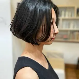 ミディアム Ang　関 貫太郎のヘアスタイル