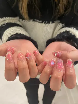 ネイル 束感まつ毛/ネイル/ LED♥KIRARAのマツエク・マツパデザイン