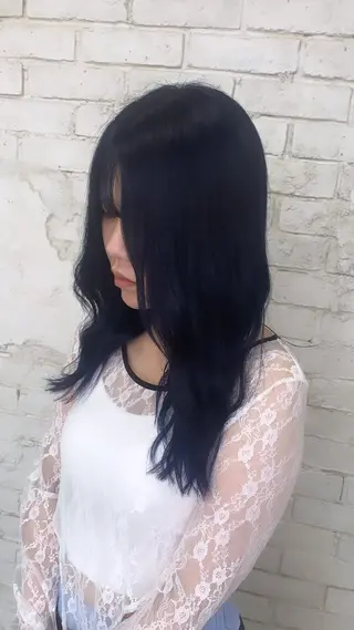 ロング カラー 🇰🇷lunty nana🇰🇷のヘアスタイル