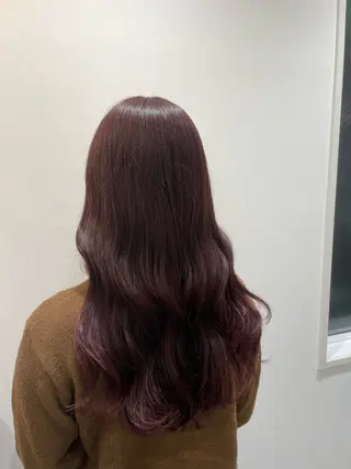 ロング カラー HUG横浜所属・横浜／🐈‍⬛ haru🐈‍⬛🎀のヘアスタイル