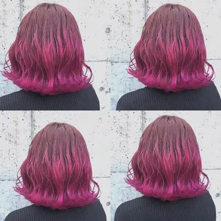 ミディアム カラー メンズカット/波巻き TAKUMAのヘアスタイル