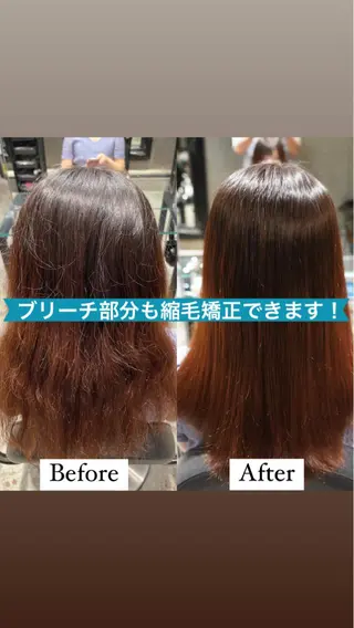 ミディアム Ainoa nouer所属・✨髪質改善/代々木 新宿/縮毛矯正✨のヘアスタイル