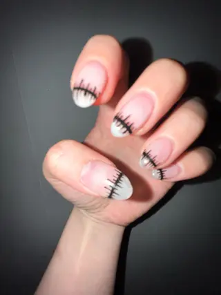 ネイル 文 /個性派ネイルのネイルデザイン