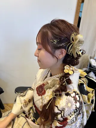 ヘアアレンジ ALVAREZ BARBER SHOP所属・takebuchi harukaのヘアスタイル