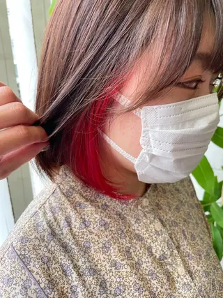 ショート カラー 【店長】インナー指名 No.1戸塚優思のヘアスタイル