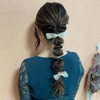 ロング ヘアアレンジ T Ayaのヘアスタイル