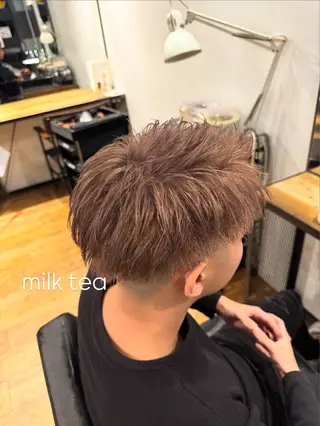 ショート カラー メンズ WW..メンズサロンby fifth 大阪梅田茶屋町店【ツーダブル　メンズサロン　バイフィフス】所属・カラーモデル募集 /イデハラ　ショウマのヘアスタイル