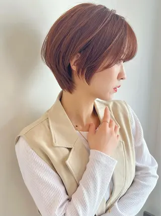 ショート ショート/ボブ/縮毛 三上達大のヘアスタイル