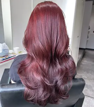 ロング カラー risako🇰🇷 韓国ヘア/レイヤーのヘアスタイル