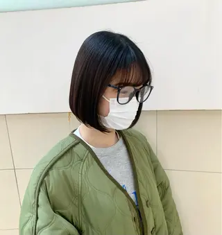 ショート 【韓国艶カラー🎀】 添田 菜摘のヘアスタイル