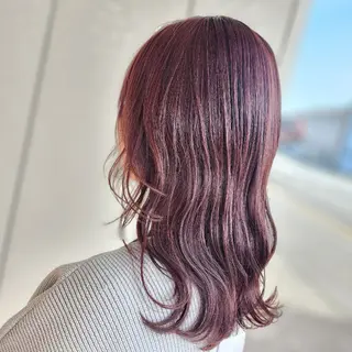 ミディアム カラー O.hair designers所属・シールエクステ🎀 ホシノ🕒ユウカのヘアスタイル