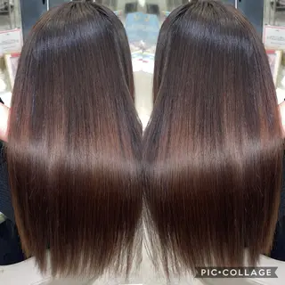 ロング 朝尾 愛花のヘアスタイル