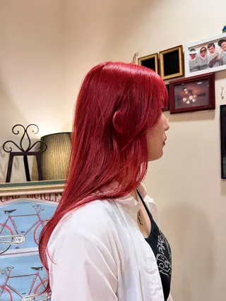 ロング カラー hair&space velon所属・韓国スタイル🫧 サーシャのヘアスタイル